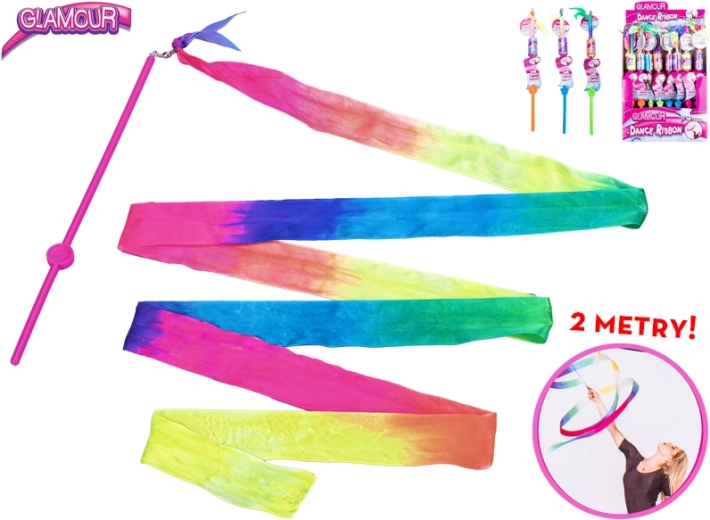 Panglică de gimnastică Glamour 200 cm