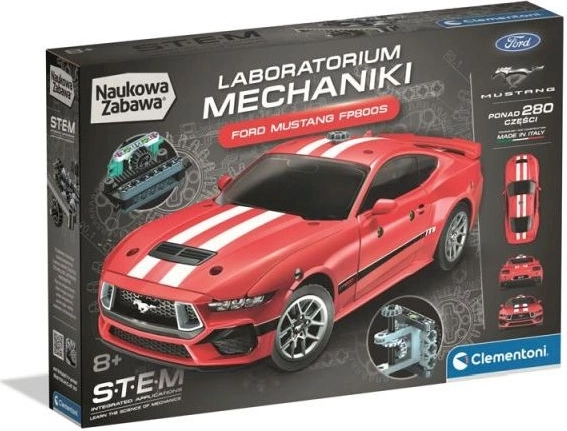 Clementoni Naukowa Zabawa – Laboratorul mecanicii Ford Mustang GT