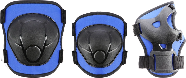 Set de protecții pentru patinaj NILS EXTREME H110, albastru închis – M