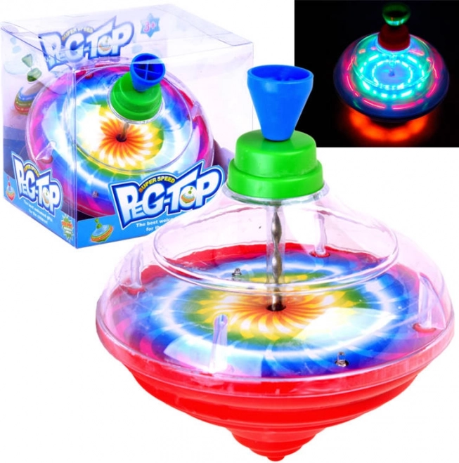Titirez care cântă și luminează – formă din plastic curcubeu