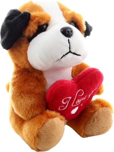 Inimioară brodată cu declarație