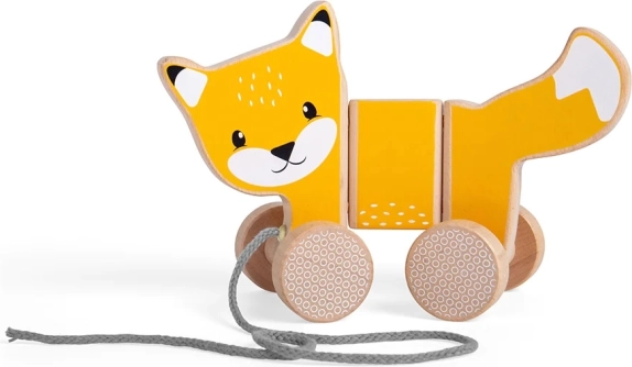 Vulpe de tras din lemn FSC BIGJIGS TOYS