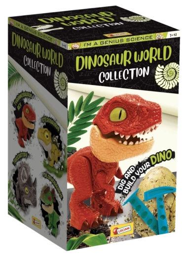 Colecție de 4 dinozauri de asamblat