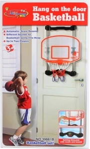 Coș de baschet pentru ușă cu contor și sunete