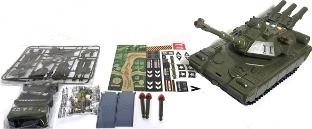 Transportor de tancuri – set de joacă cu lumini și sunete