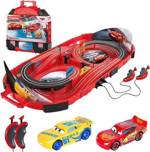 Carrera Speed Arena Disney Pixar Cars pistă de curse într-o valiză