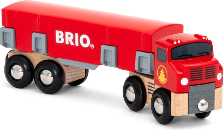 BRIO World cap tractor cu bușteni