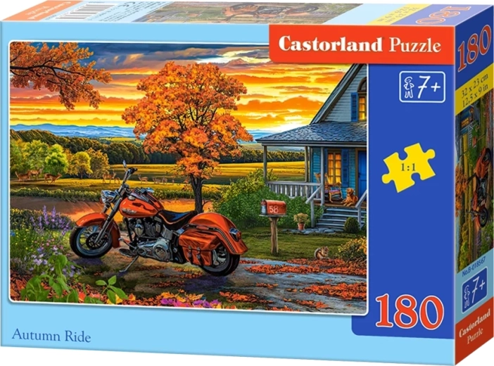 Puzzle Castorland Plimbare de toamnă, 180 de piese