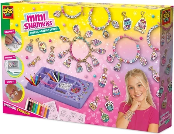 SES Mini Shrinkies Studio – set creativ pentru realizarea brelocurilor