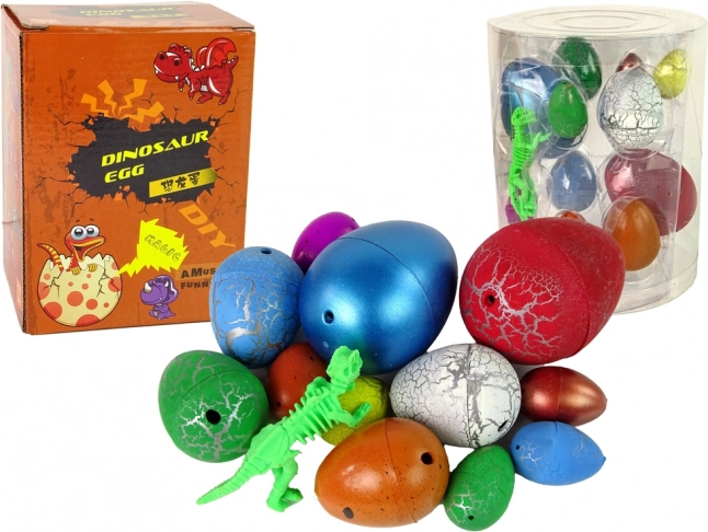 Ouă de dinozaur care cresc – set 12 buc, diverse mărimi