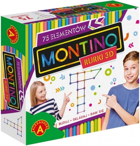 Set creativ 3D Montino - 75 piese