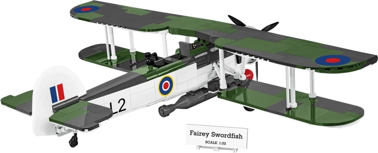 Model detaliat Fairey Swordfish la scara 1:32