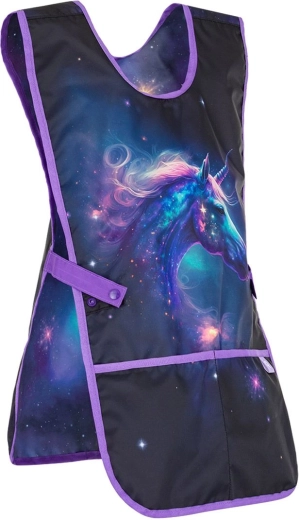 Șorț școlar pentru orele de artă Topgal Zina cu unicorn