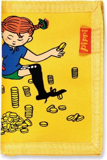 Portofel pentru copii Pippi – galben