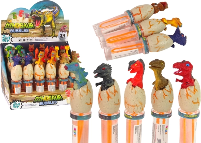 Bule de săpun cu dinozauri 18 cm – culori diverse