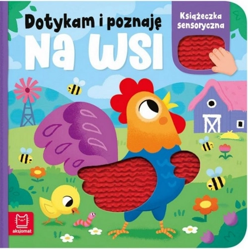 Ating și descopăr: La fermă – carte senzorială pentru copii