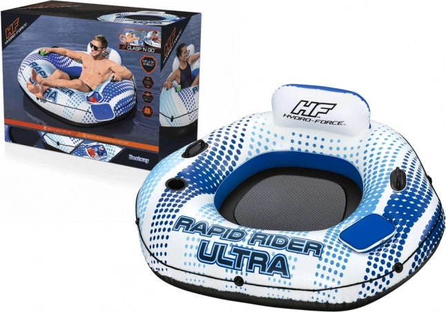 Fotoliu plutitor gonflabil BESTWAY HYDRO-FORCE RAPID RIDER ULTRA 165 × 148 cm