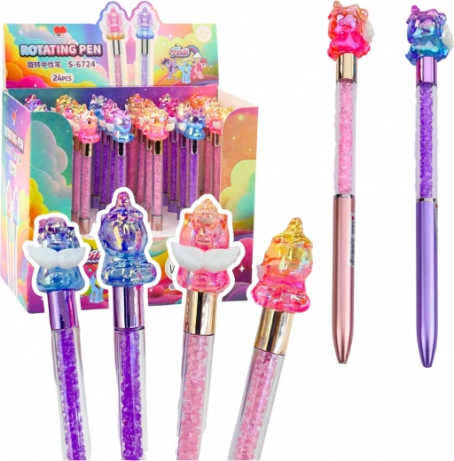 Pix gel colorat cu unicorn