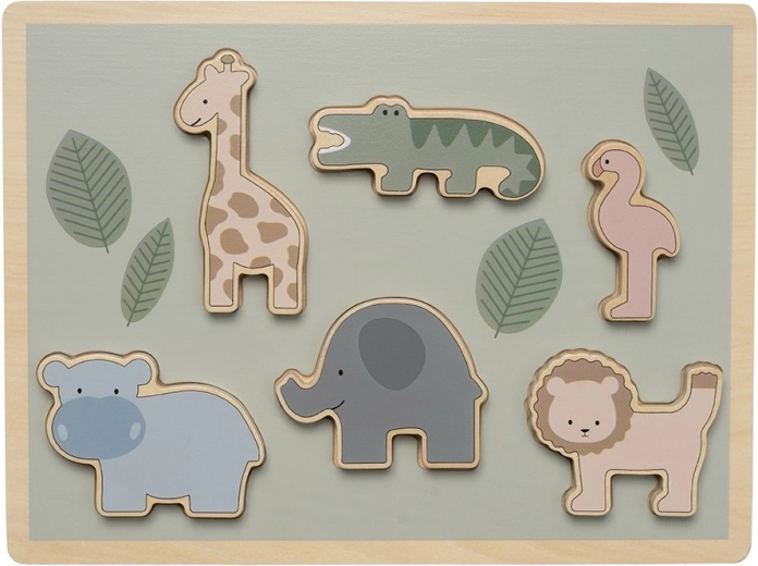 Jabadabado puzzle de potrivire safari