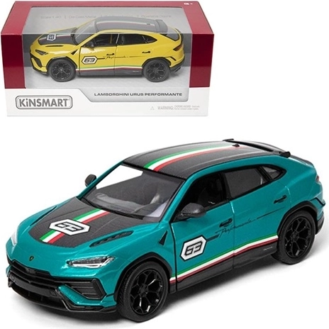 Model metalic Lamborghini Urus Performante în design de curse