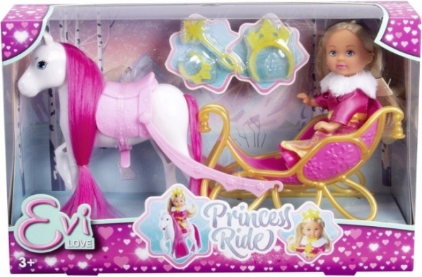 Păpușa Evi Love Prințesă călărie