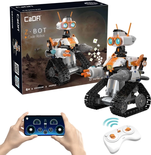Robot CaDA z.BOT Code cu telecomandă și lumini LED