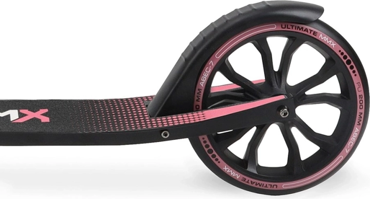 Roți mari de 205 mm și rulmenți ABEC‑7 pentru o deplasare lină