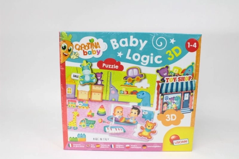 Lisciani Carotina Baby Logic puzzle 3D pentru cei mai mici
