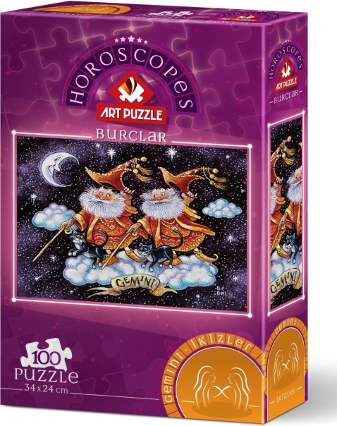 ART PUZZLE Gemeni – semnul zodiacului, 100 de piese