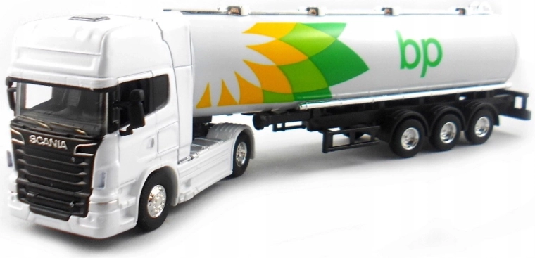 Model metalic de camion cu cisternă 1:64 SCANIA V8 R730