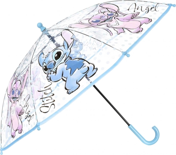 Umbrelă pentru copii transparentă Disney Lilo & Stitch - 1 bucată