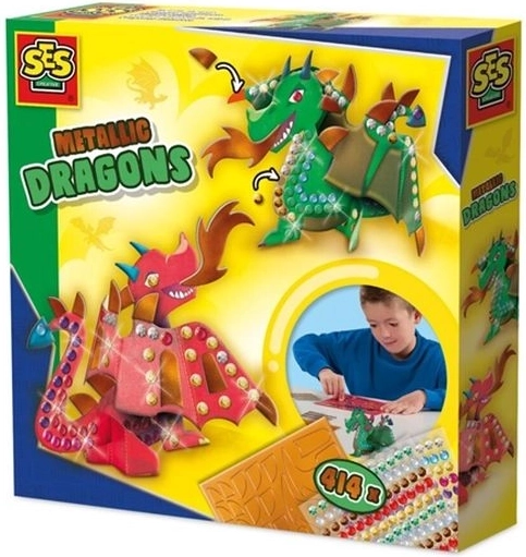 SES Creative decorare metalică a dragonilor