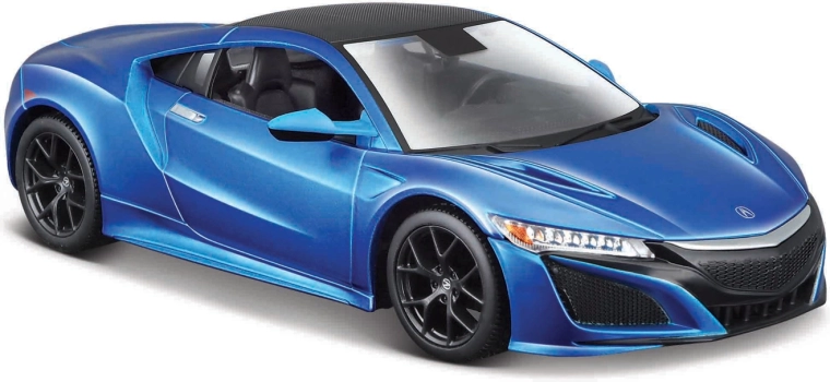 Maisto Acura NSX 2018 – model metalic 1:24 în albastru metalizat