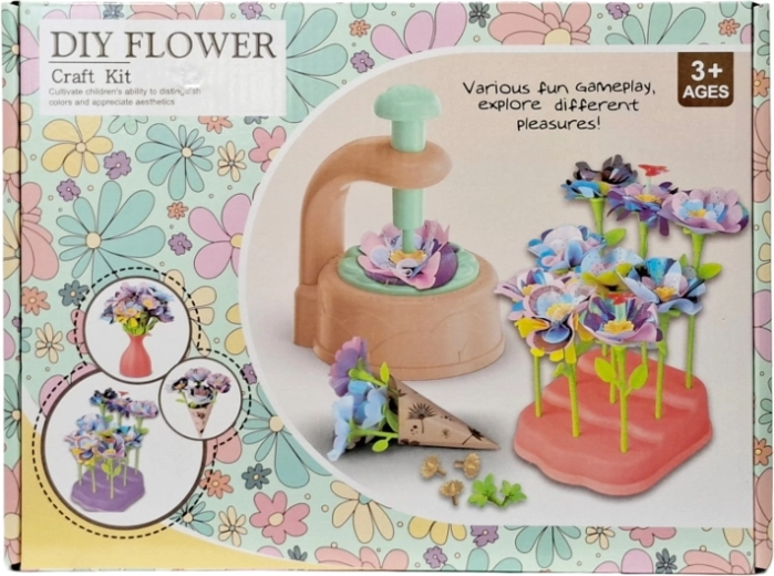 Set creativ DIY pentru realizarea de flori