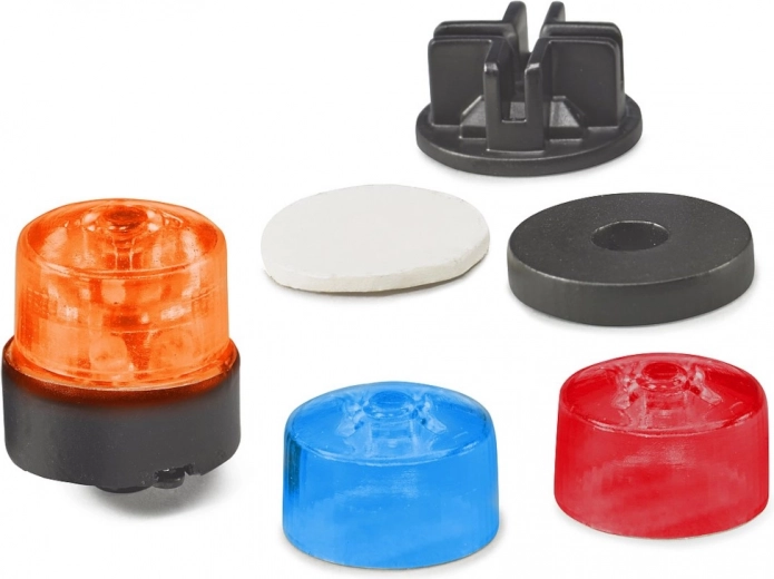 Bruder far rotativ cu capace de diferite culori