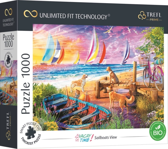 Puzzle Trefl UFT Vacay Time – vedere spre veliere 1000 piese