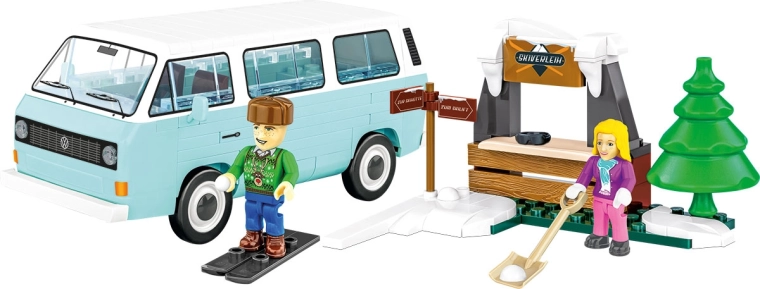Emblematicul VW T3 într-o atmosferă retro de iarnă