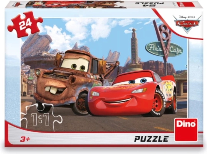Puzzle Dino Mașini în oraș, 24 de piese