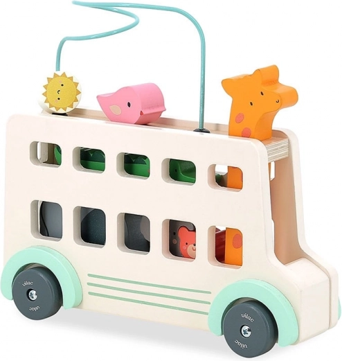 Autobuz de lemn pentru animale de la Sarah Betz