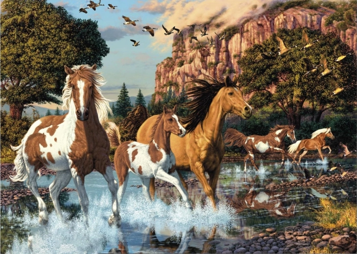 Puzzle Cai ascunși 1000 piese – Secret Collection