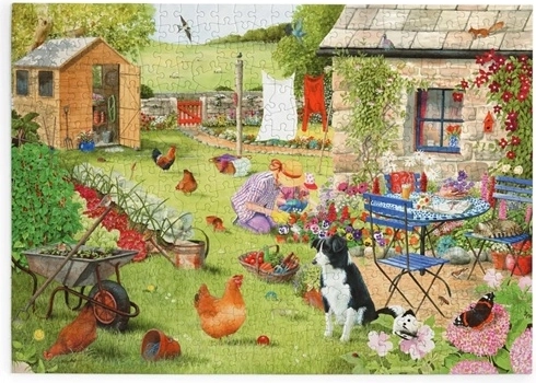 HOP Puzzle Grădina bunicii, 500 de piese mari