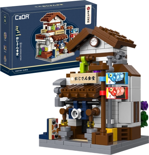 Set de construcție CaDA mini restaurant japonez, 313 piese