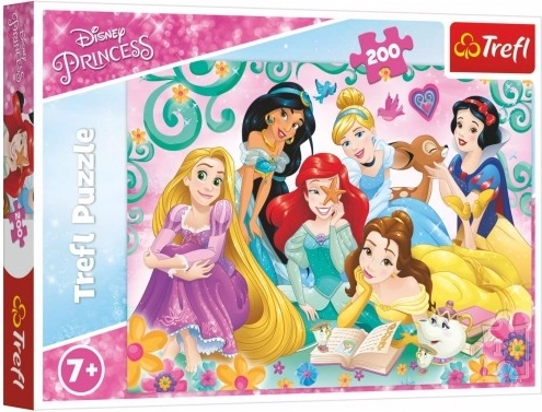 Puzzle Trefl cu 200 de piese – lumea veselă a prințeselor