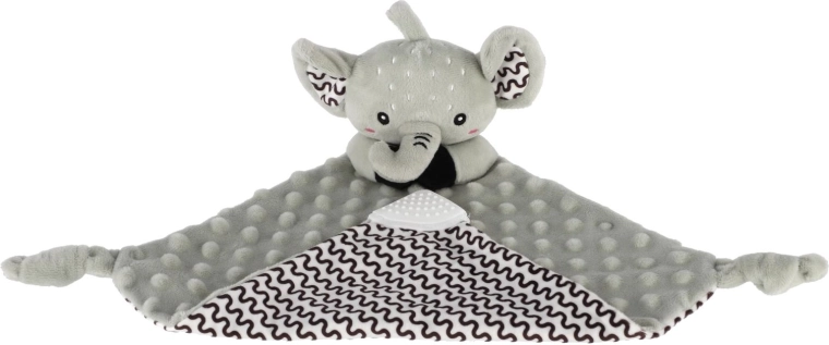 Material minky liniștitor cu buline 3D