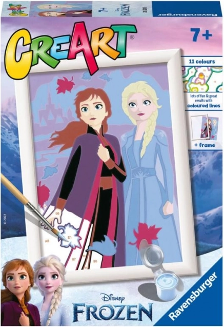 CreArt Disney Regatul de Gheață – Surori pentru totdeauna, pictură după numere