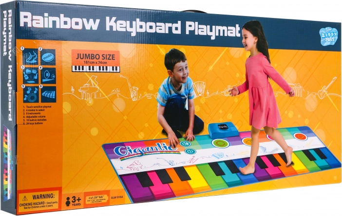 Mare Covor Muzical Super Colorat Instrument de Clape