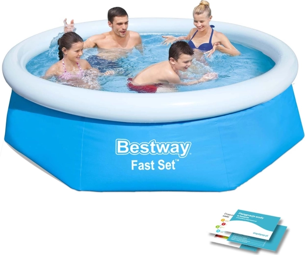 Piscină gonflabilă Bestway Fast Set 244 × 61 cm