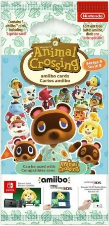 Cărți amiibo Animal Crossing seria 5 - 1 buc.