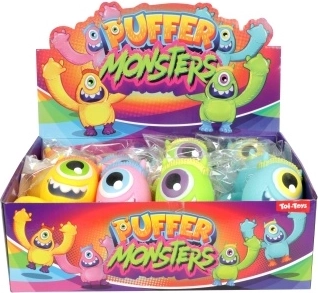 Monstruț gumos antistres de strâns, cu slime, 11 cm - 1 bucată