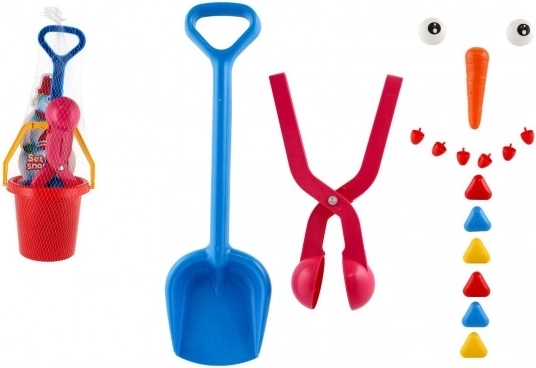 Set pentru construcția unui om de zăpadă pentru copii